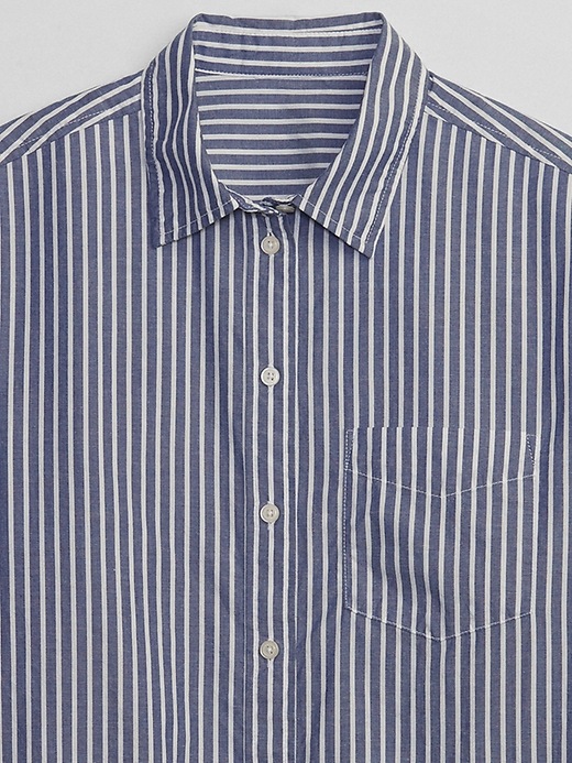 Image number 4 showing, Poplin Big Shirt