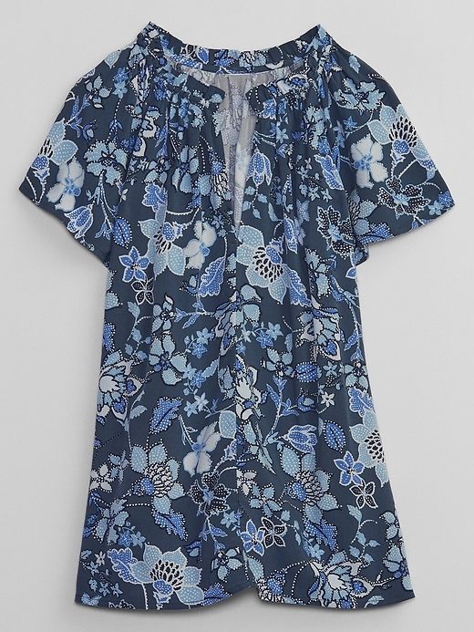 Image number 5 showing, Relaxed Print Splitneck Top