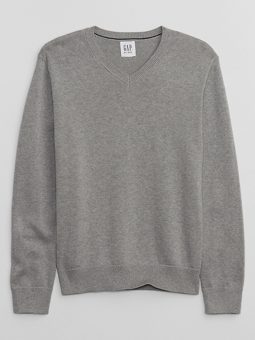 View large product image 1 of 2. Kids Uniform V-Neck Sweater