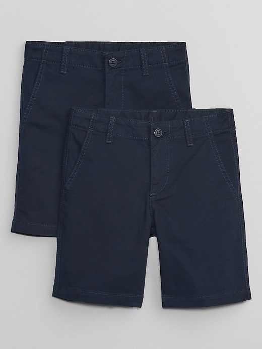 Image number 4 showing, Kids Uniform Twill Shorts (2-Pack)