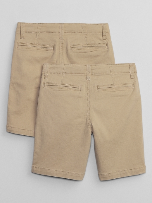 Image number 2 showing, Kids Uniform Twill Shorts (2-Pack)