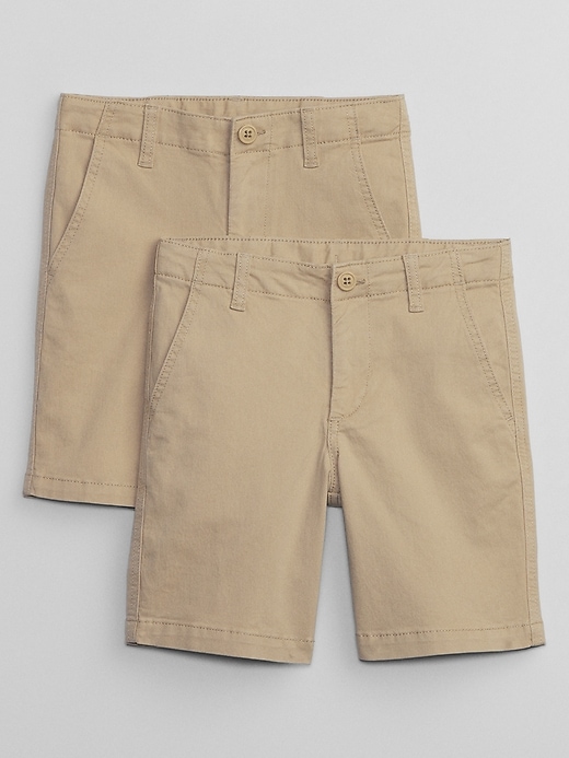 View large product image 1 of 3. Kids Uniform Twill Shorts (2-Pack)