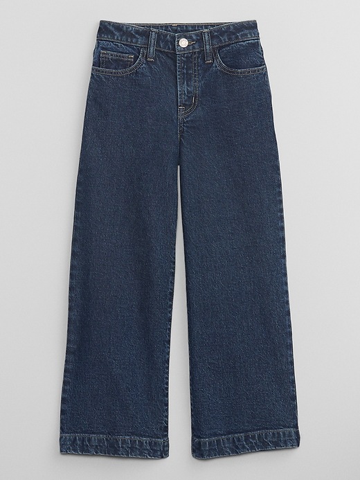 View large product image 1 of 3. Kids High Rise Wide-Leg Jeans with Washwell