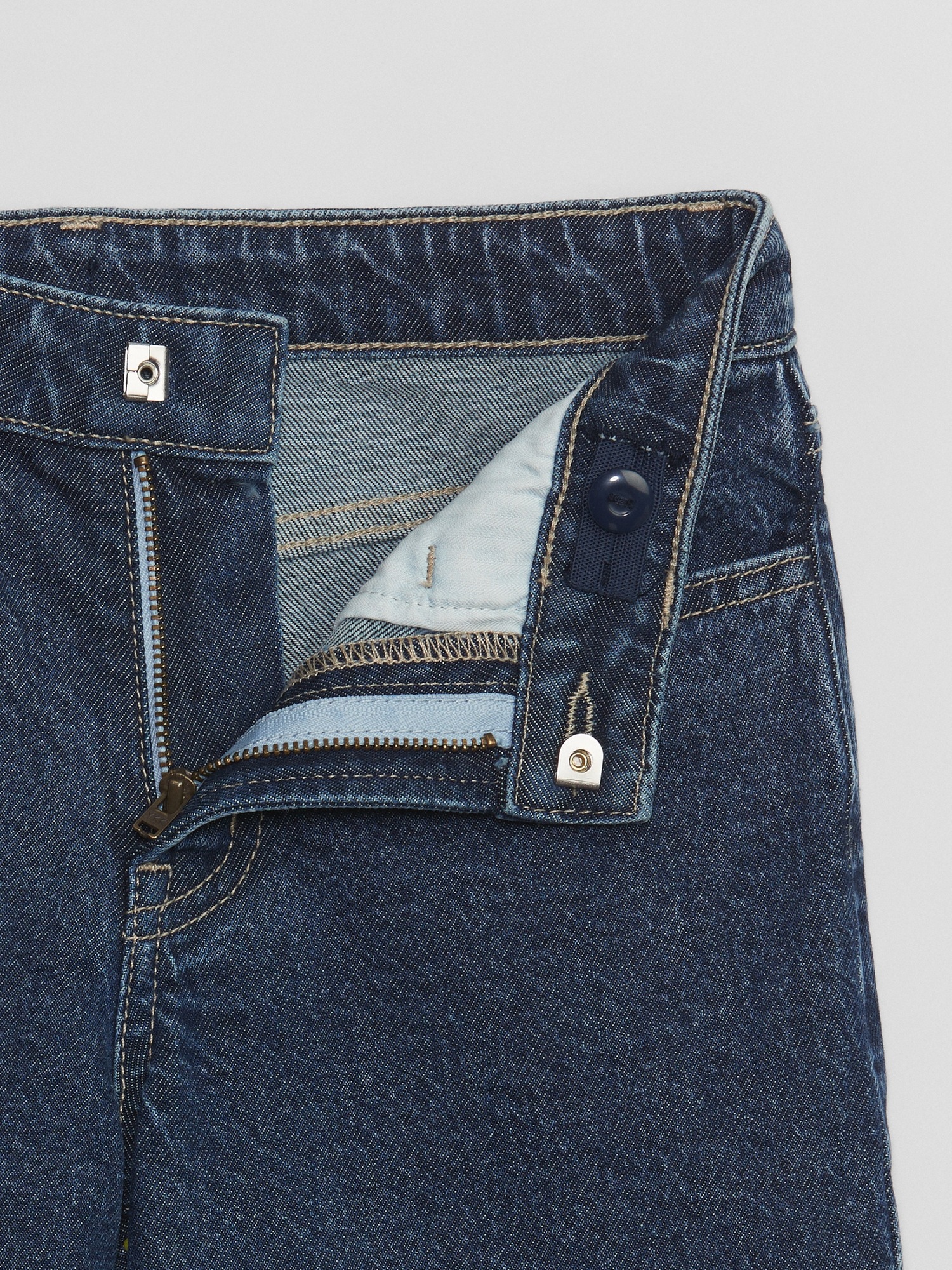 Kids High Rise Wide-Leg Ankle Jeans | Gap Factory