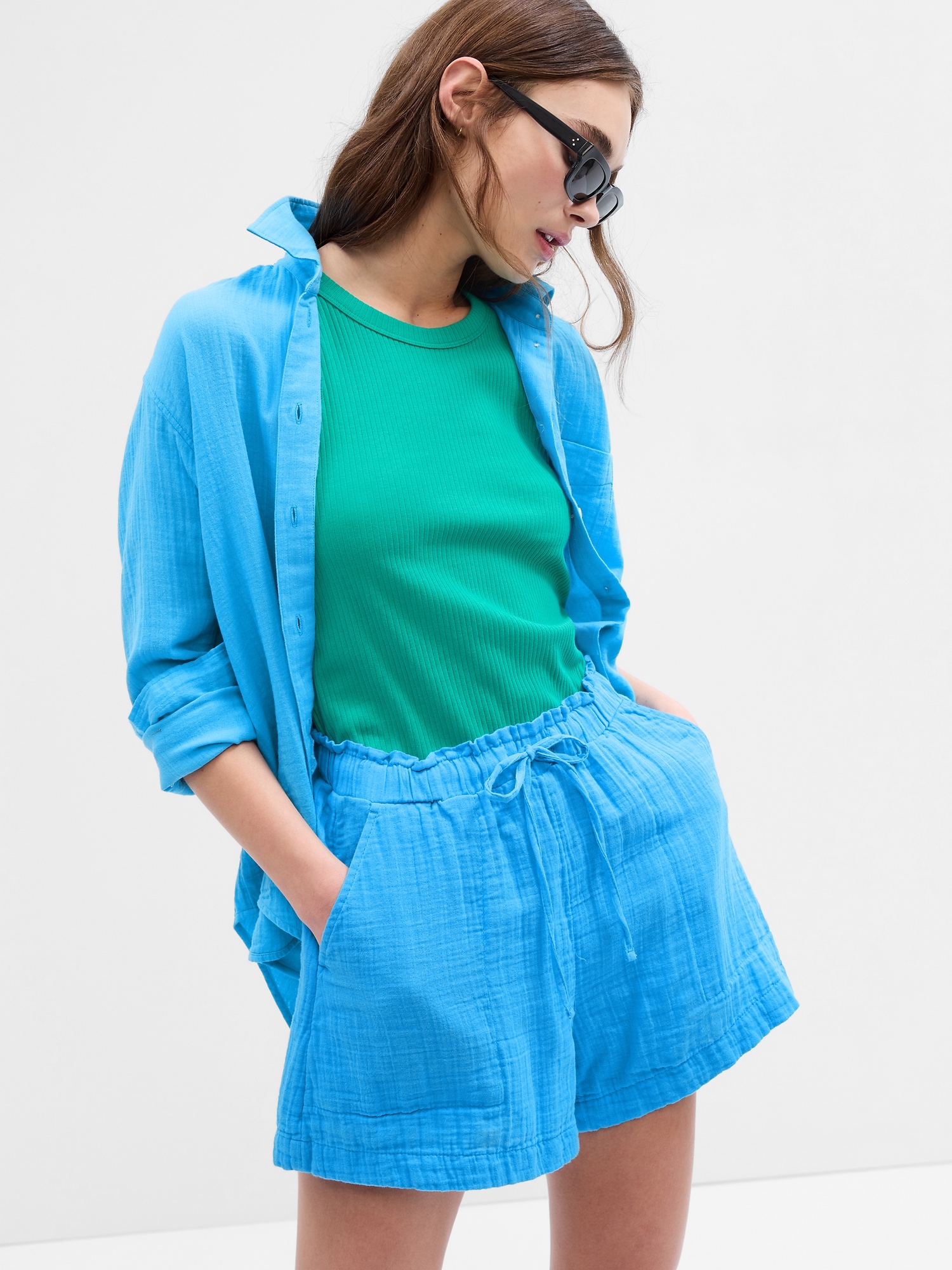 Gauze Big Shirt
