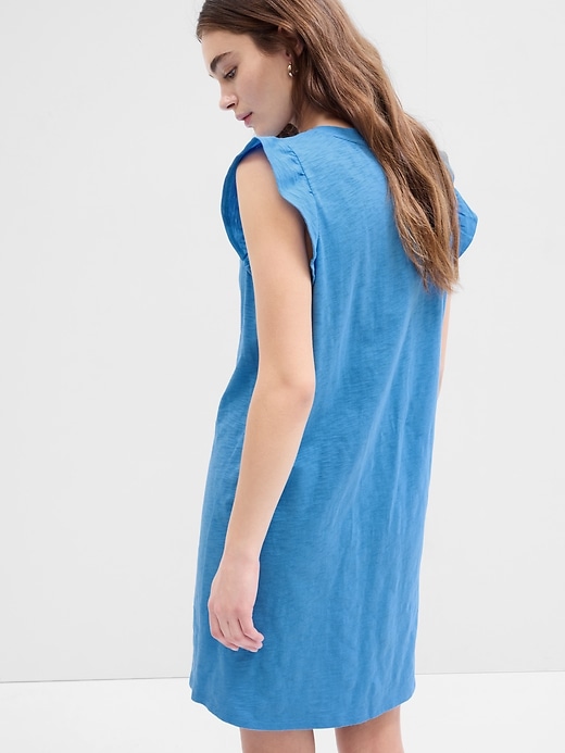 Image number 2 showing, Relaxed Flutter Sleeve T-Shirt Dress