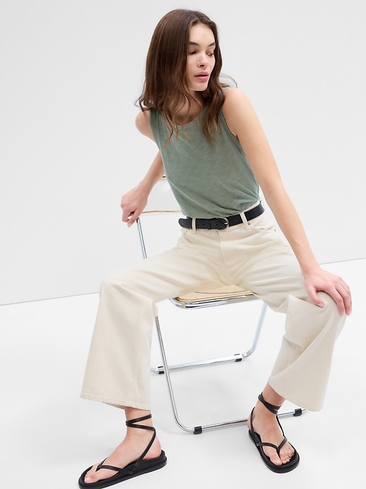 Image number 1 showing, ForeverSoft Fitted Tank Top
