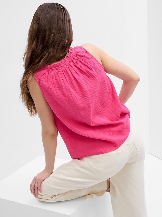 Image number 2 showing, Splitneck Ruffle Top