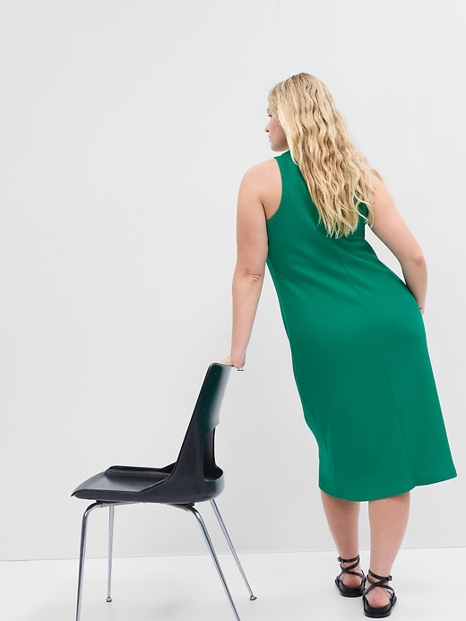 Image number 6 showing, Ribbed Tank Midi Dress