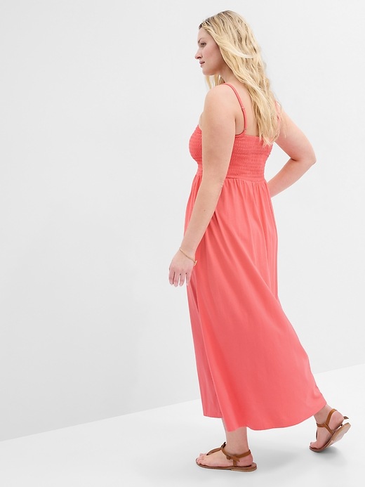 Image number 4 showing, Smocked Squareneck Maxi Dress