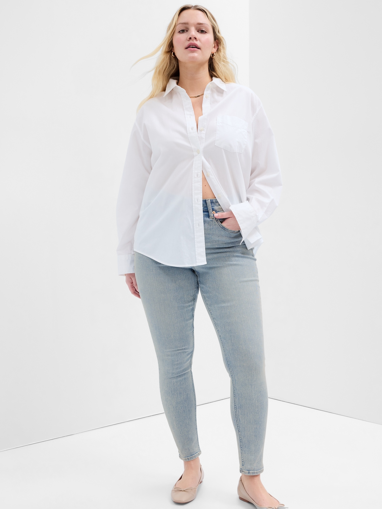 High Rise Universal Legging Jeans with Washwell