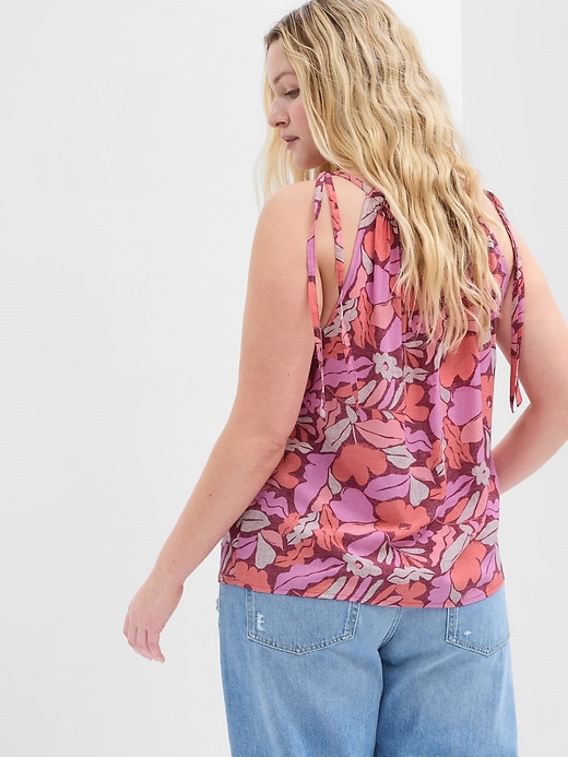 Image number 2 showing, Relaxed Print Halter Top