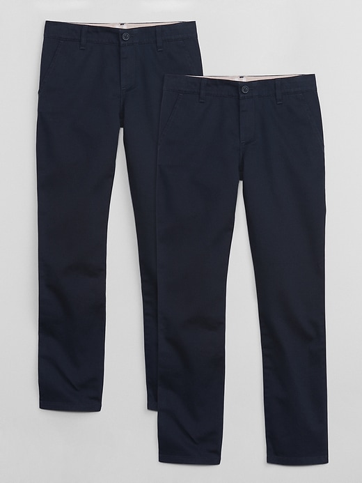 Image number 4 showing, Kids Uniform Skinny Khakis (2-Pack)