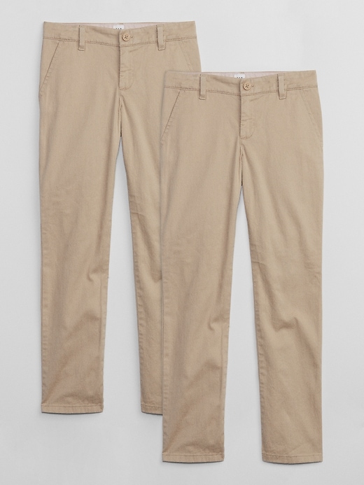 Image number 2 showing, Kids Uniform Skinny Khakis (2-Pack)