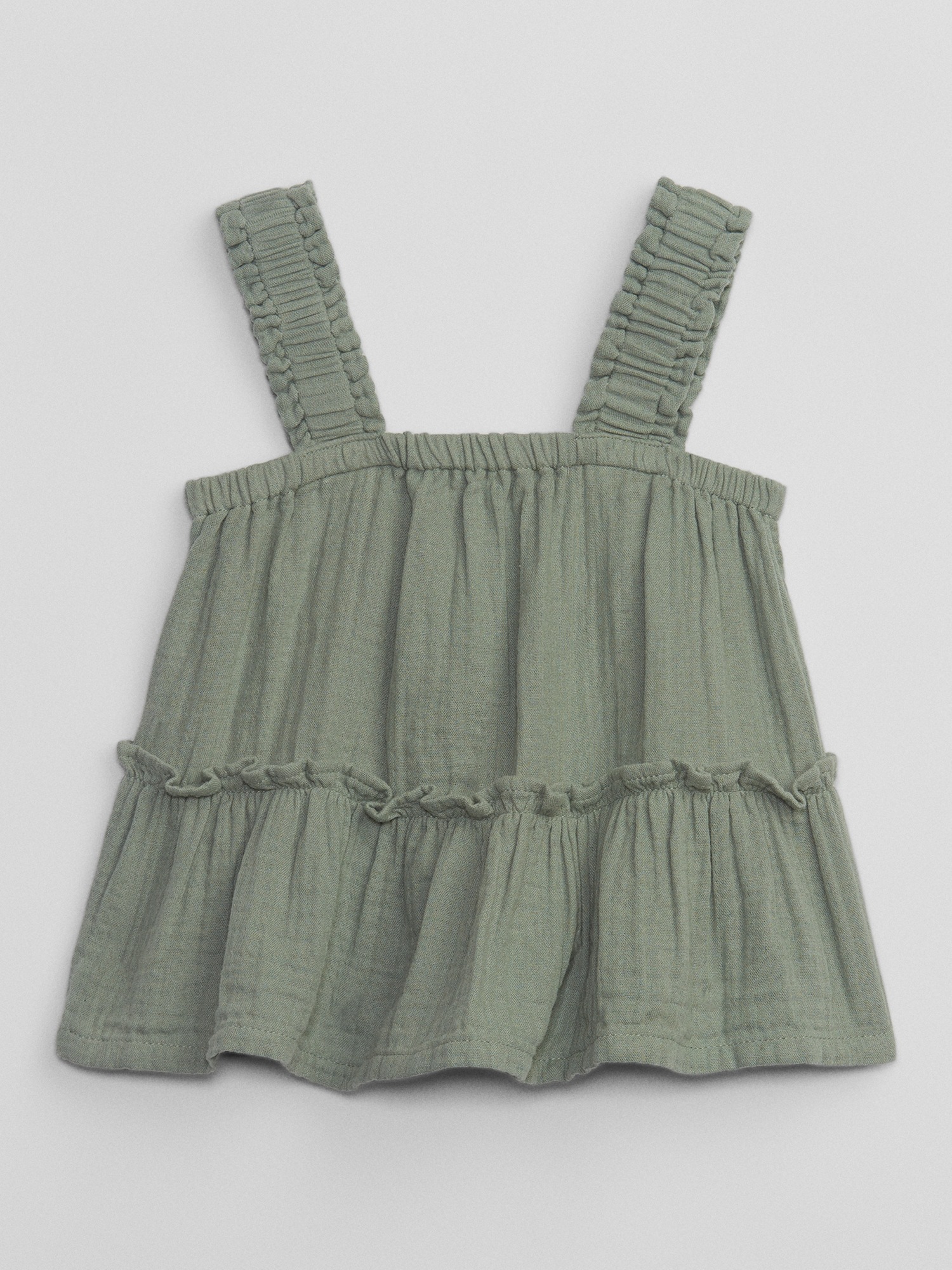 babyGap Gauze Ruffle Tank Top