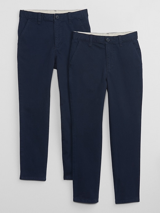 View large product image 1 of 3. Kids Lived-In Uniform Chinos with Washwell (2-Pack)