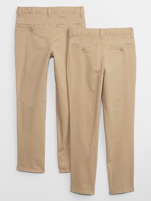 View large product image 2 of 3. Kids Lived-In Uniform Chinos with Washwell (2-Pack)