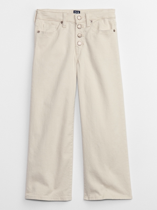 View large product image 1 of 3. Kids High Rise Wide-Leg Jeans with Washwell