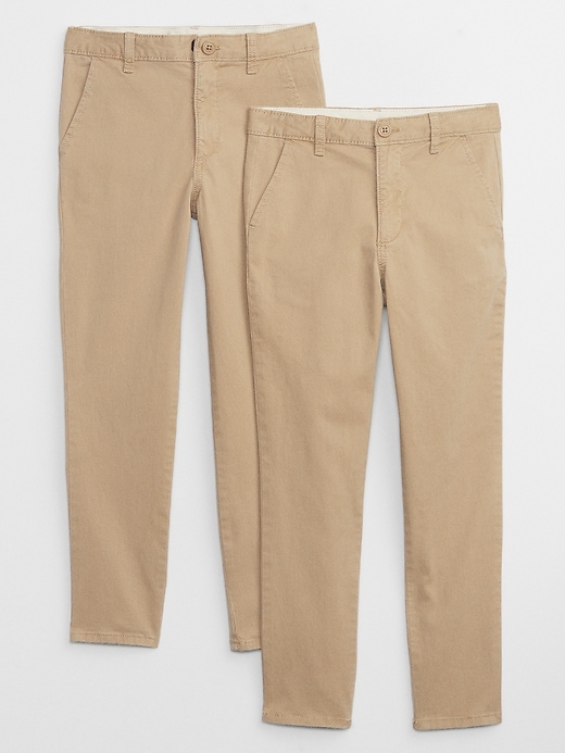 View large product image 1 of 3. Kids Lived-In Uniform Chinos with Washwell (2-Pack)