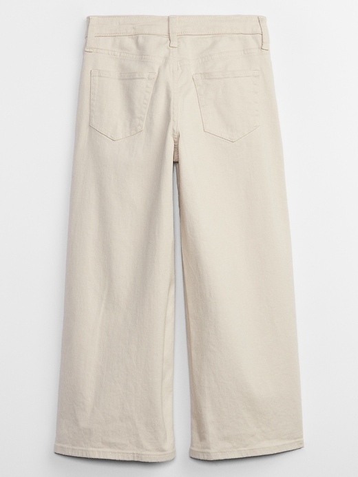 View large product image 2 of 3. Kids High Rise Wide-Leg Jeans with Washwell