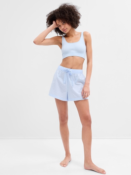 Image number 4 showing, Poplin PJ Shorts