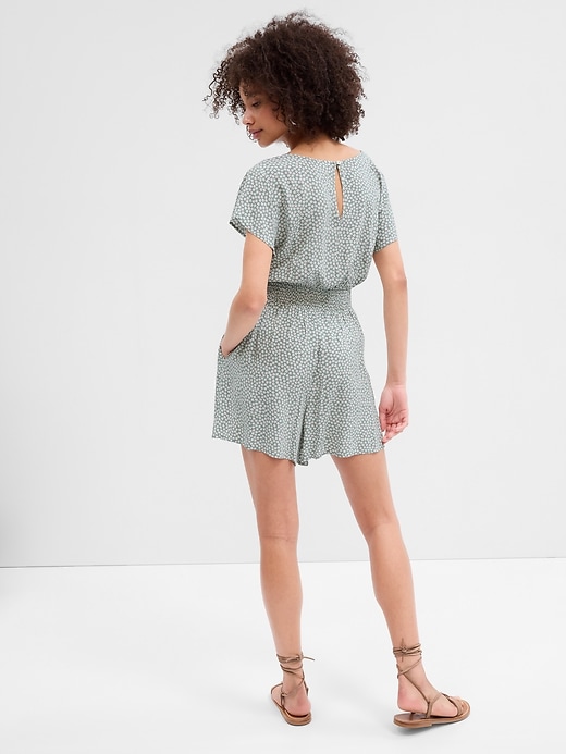 Image number 2 showing, Flutter Sleeve V-Neck Romper