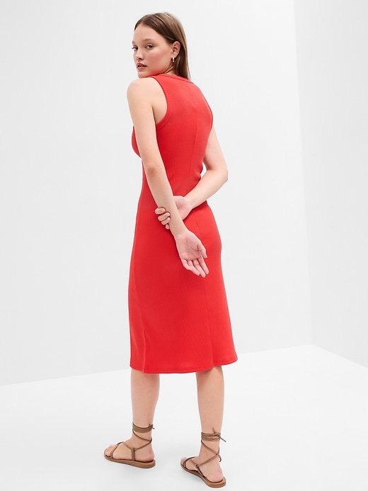 Image number 2 showing, Ribbed Tank Midi Dress