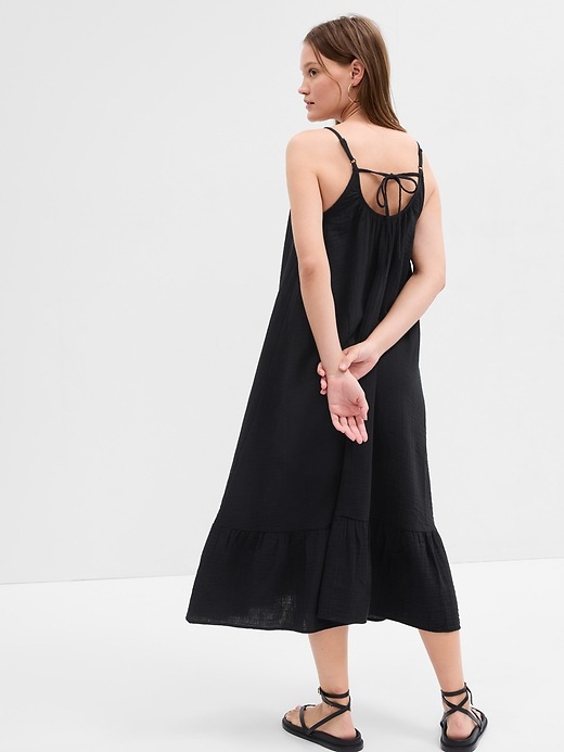 View large product image 2 of 2. Gauze Cami Maxi Dress