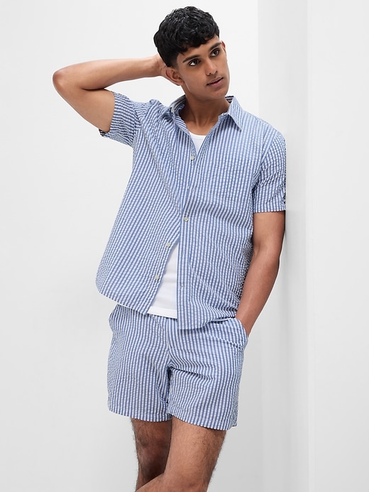 Image number 1 showing, Seersucker Shirt in Standard Fit