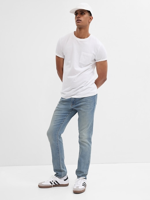 Image number 1 showing, Slim GapFlex Soft Wear Jeans with Washwell