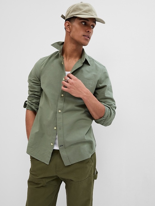 Image number 1 showing, Oxford Shirt in Standard Fit