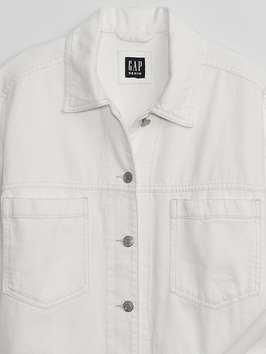 Image number 4 showing, Denim Shirt Jacket with Washwell