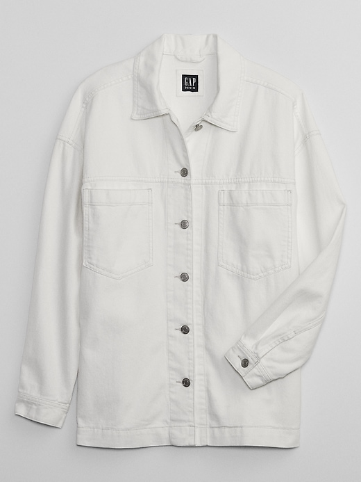 Image number 3 showing, Denim Shirt Jacket with Washwell