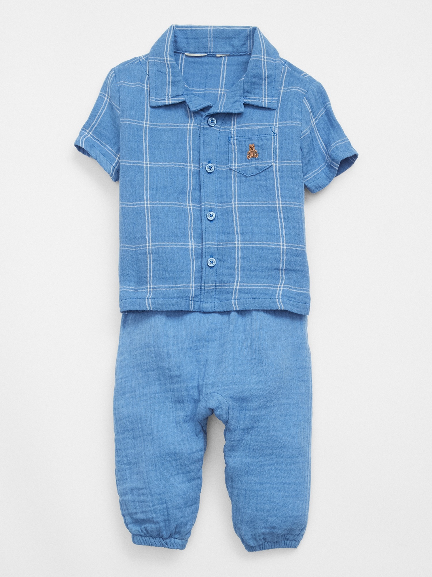 Baby Gauze Vacay TwoPiece Outfit Set Gap Factory