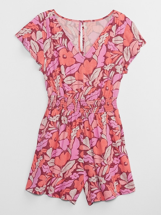 Image number 6 showing, Flutter Sleeve V-Neck Romper