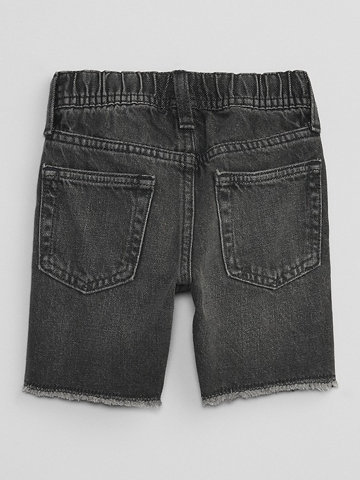 View large product image 2 of 2. babyGap Denim Pull-On Shorts with Washwell