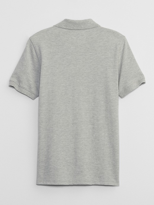 View large product image 2 of 2. Kids Pique Polo Shirt