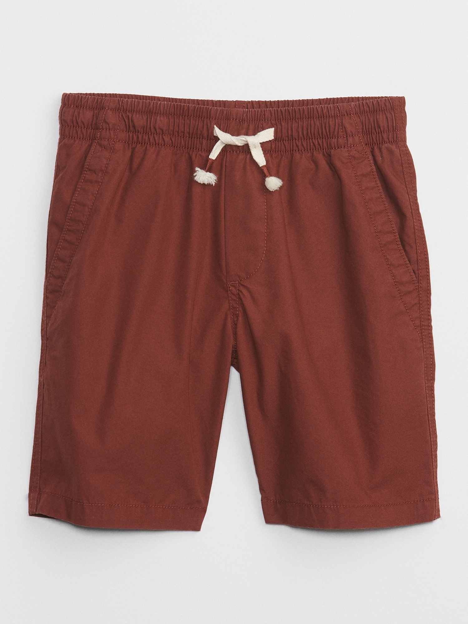 Kids Poplin Pull-On Shorts with Washwell