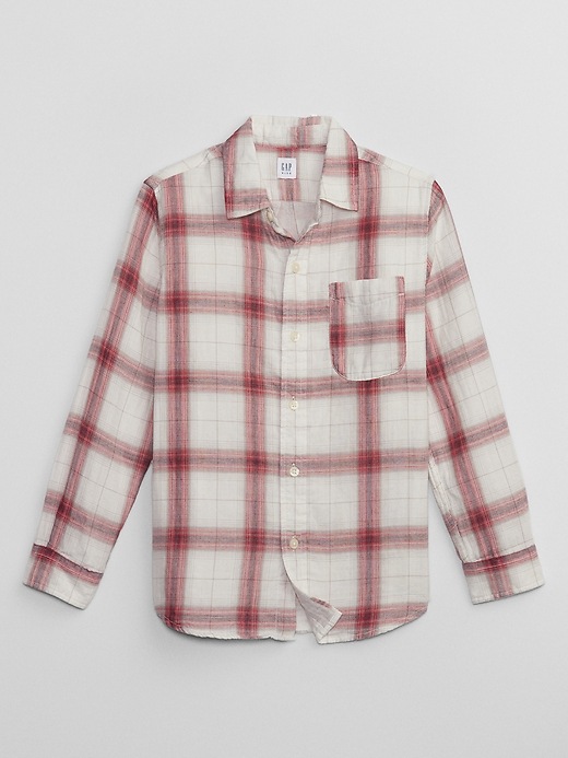 View large product image 1 of 1. Kids Plaid Shirt