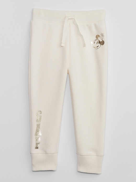 View large product image 1 of 1. babyGap &#124 Disney Minnie Mouse Pull-On Joggers