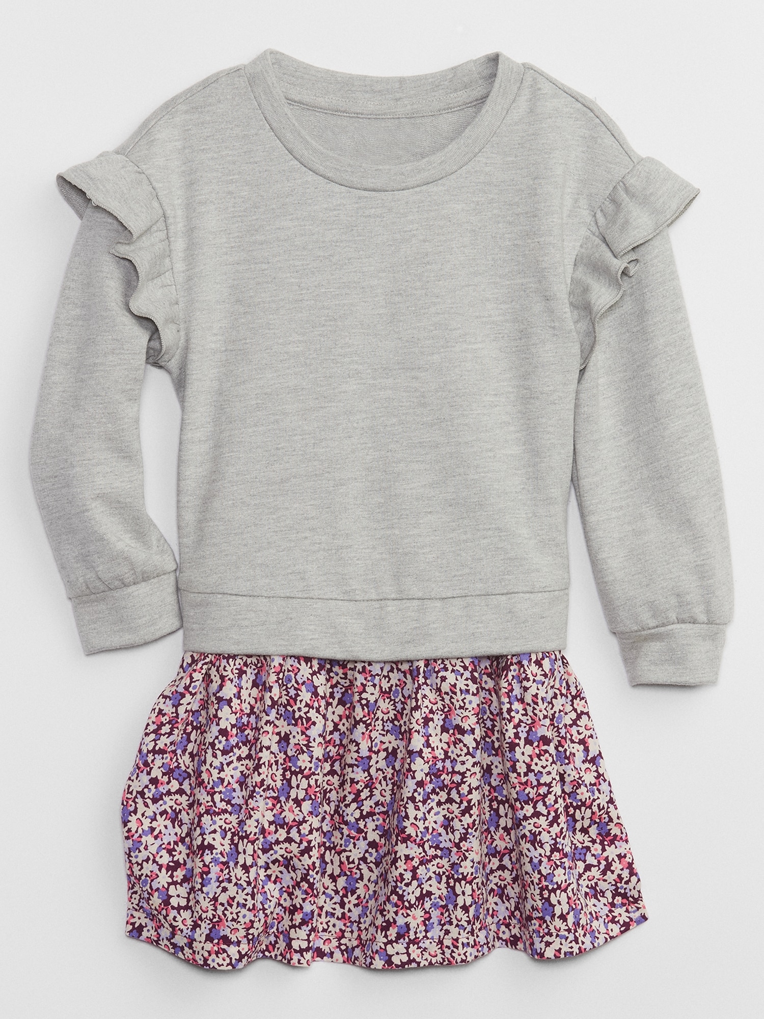 babyGap Ruffle Sweatshirt Dress