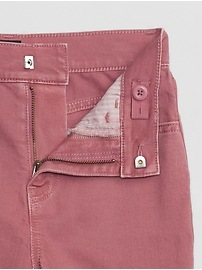 View large product image 3 of 3. Kids High Rise Mom Jeans with Washwell