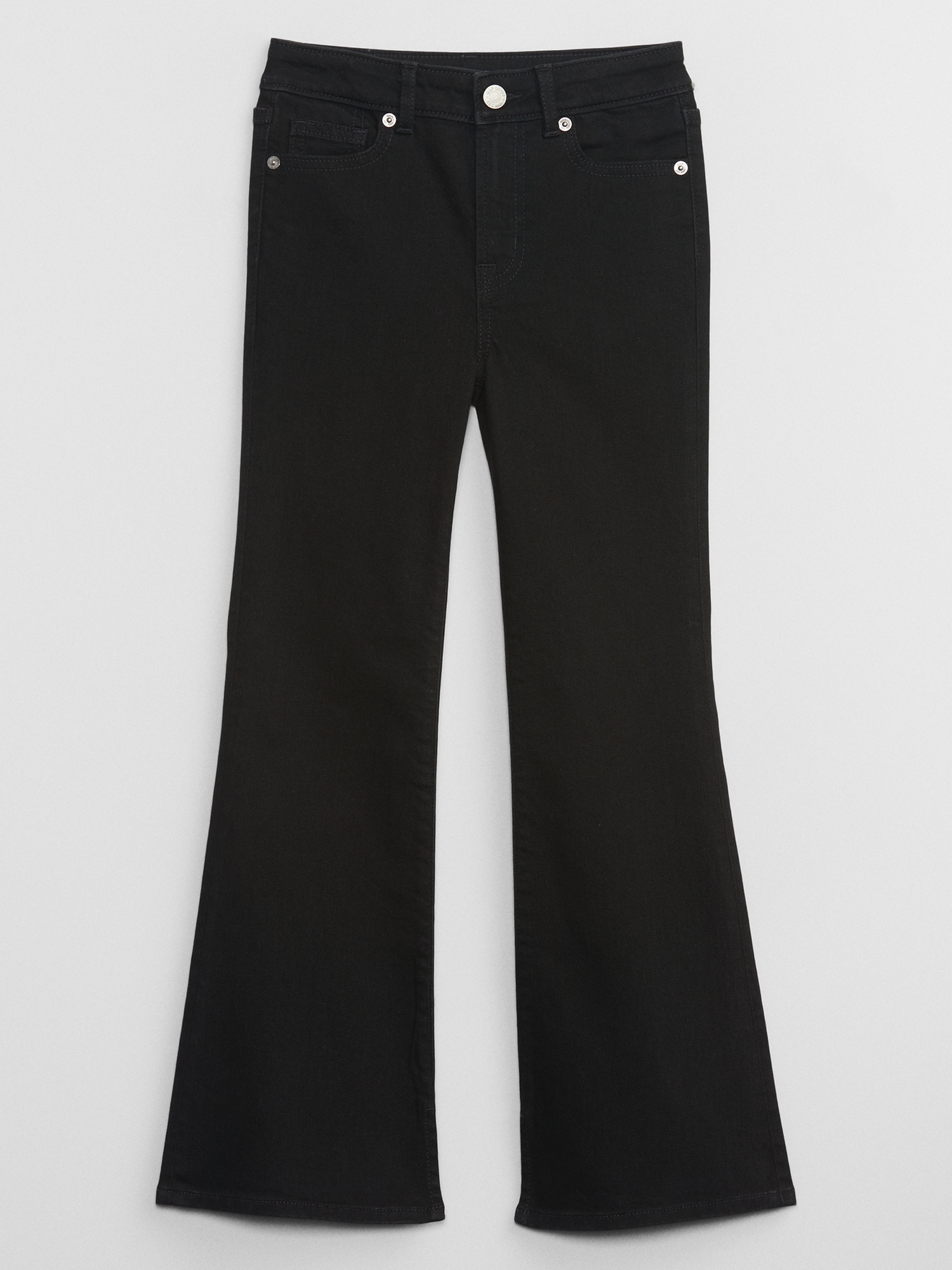 Kids High Rise '70s Flare Jeans with Washwell