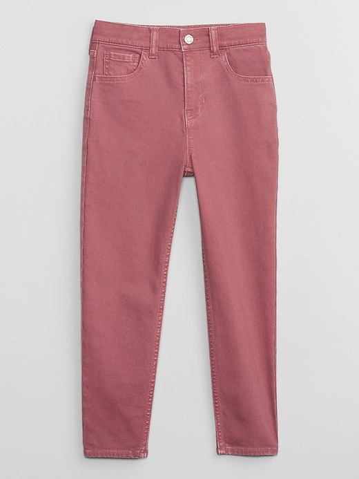 View large product image 1 of 3. Kids High Rise Mom Jeans with Washwell