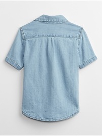 View large product image 3 of 3. Toddler Denim Shirt with Washwell