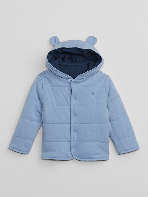 View large product image 1 of 3. Baby Reversible Bear Jacket