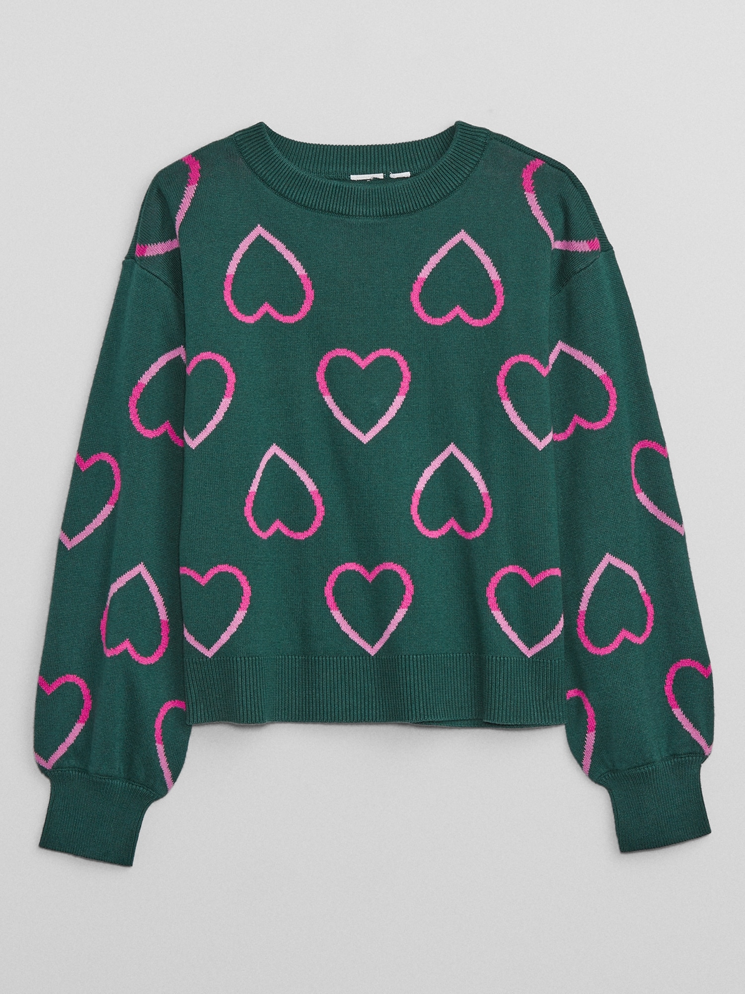 Kids Print Itarsia Sweater