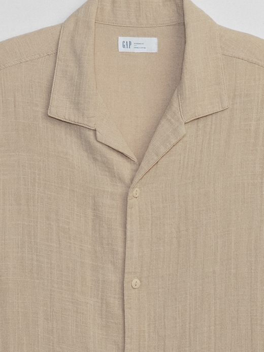 Image number 4 showing, Gauze Vacay Shirt in Standard Fit