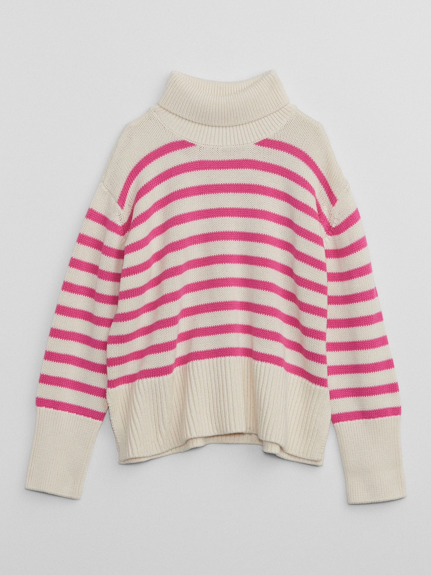 Kids 24/7 Split-Hem Turtleneck Sweater