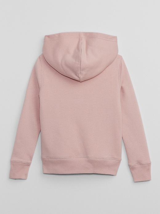 View large product image 2 of 2. Kids Gap Logo Sherpa Zip Hoodie